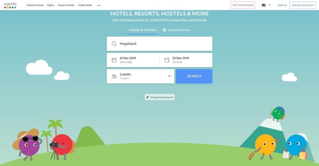 travel agency website examples