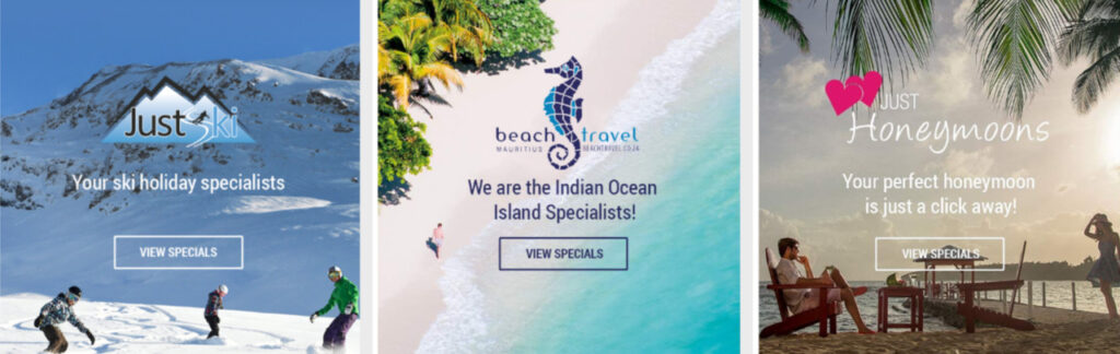 travel agency websites