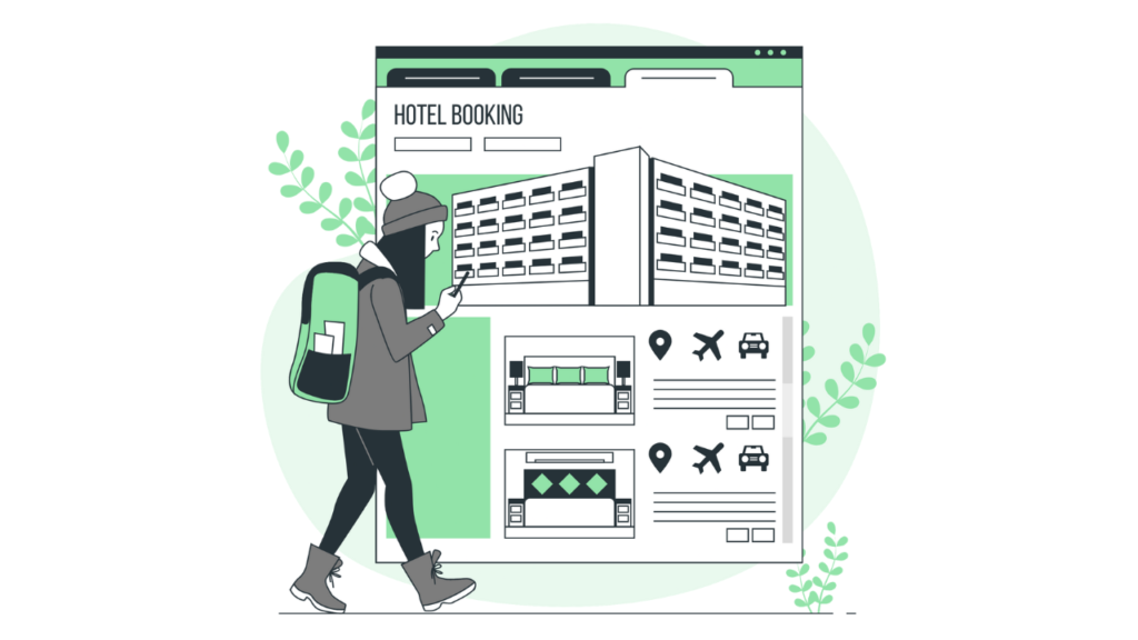 hotel search landing page