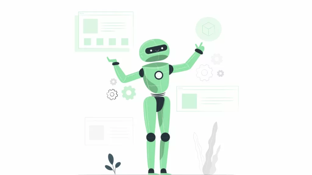 AI robot illustration