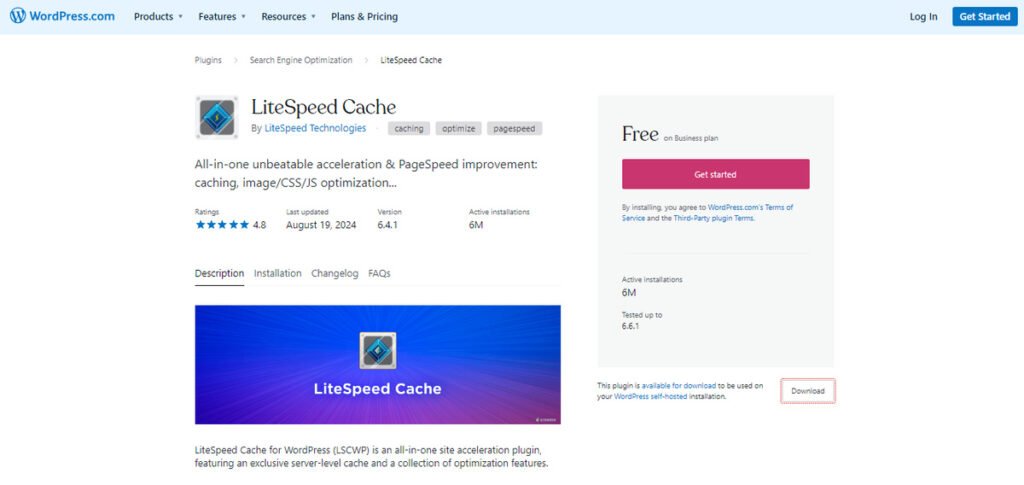 LiteSpeed Cache Plugin