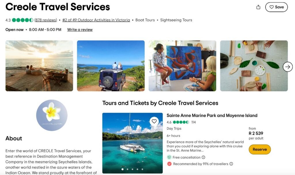 example of tripadvisor reviews