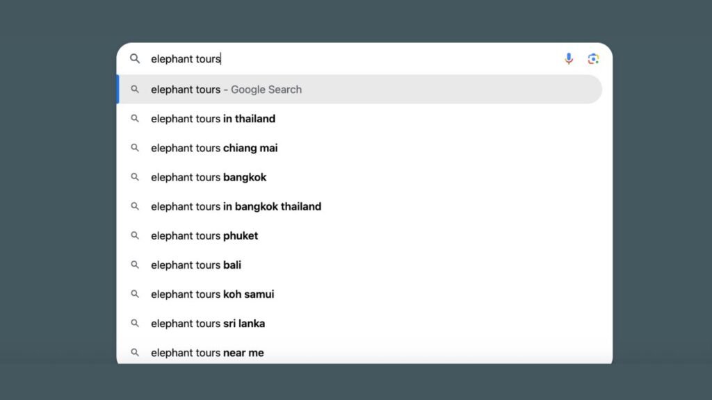 example of direct search topic mining